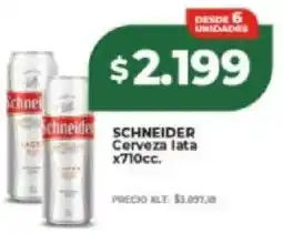 Supermayorista Vital Schneider cerveza lata oferta