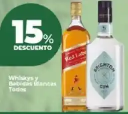 Supermayorista Vital Whiskys y bebidas blancas todos oferta