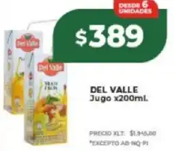 Supermayorista Vital Del valle jugo oferta
