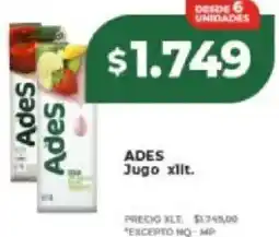 Supermayorista Vital Ades jugo oferta