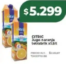 Supermayorista Vital Citric jugo naranja tetrabrik oferta