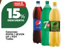 Supermayorista Vital Caseosas pepsi / seven up/pdt todas oferta