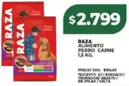 Supermayorista Vital Raza alimento perro carne oferta