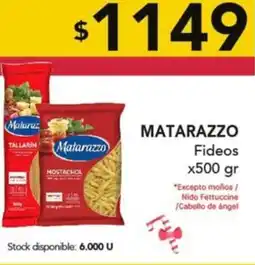Nini Mayorista Matarazzo fideos oferta