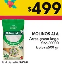 Nini Mayorista Molinos ala arroz grano largo fino 00000 bolsa oferta