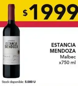 Nini Mayorista Estancia mendoza malbec oferta