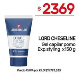 Nini Mayorista Lord cheseline gel capilar pomo exp.styling oferta