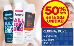 Nini Mayorista Rexona/dove desodorante all body oferta
