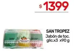 Nini Mayorista SAN TROPEZ Jabón de toc. glic. oferta