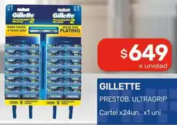 Nini Mayorista Gillette prestob. ultragrip cartel oferta