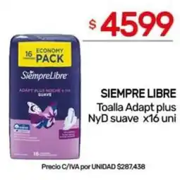 Nini Mayorista Siempre libre toalla adapt plus nyd suave oferta