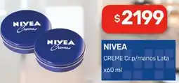 Nini Mayorista Nivea creme cr.p/manos lata oferta