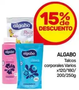 Nini Mayorista Algabo talcos corporales varios oferta