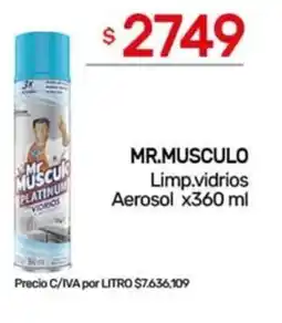 Nini Mayorista Mr.musculo limp.vidrios aerosol oferta