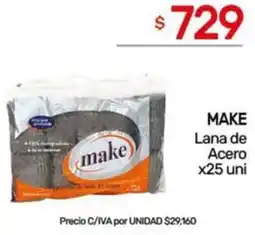 Nini Mayorista Make lana de acero oferta