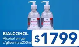 Nini Mayorista Bialcohol alcohol en gel c/glicerina oferta