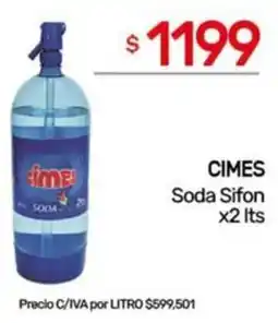 Nini Mayorista Cimes soda sifon oferta