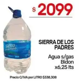 Nini Mayorista Sierra de los padres agua s/gas bidon oferta