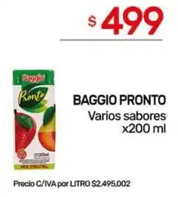Nini Mayorista Baggio pronto varios sabores oferta