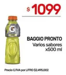 Nini Mayorista Baggio pronto varios sabores oferta