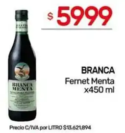 Nini Mayorista Branca fernet menta oferta