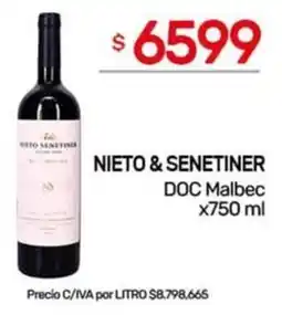 Nini Mayorista Nieto & Senetiner doc malbec oferta