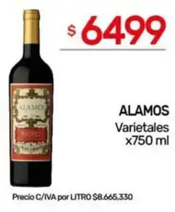 Nini Mayorista Alamos varietales oferta
