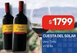 Nini Mayorista Cuesta del solar vino tinto oferta