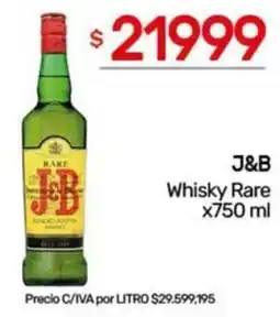 Nini Mayorista J&B whisky rare oferta
