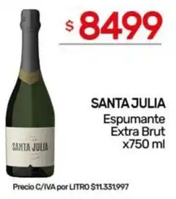 Nini Mayorista Santa julia espumante extra brut oferta