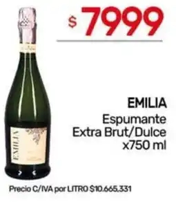 Nini Mayorista Emilia espumante extra brut/dulce oferta