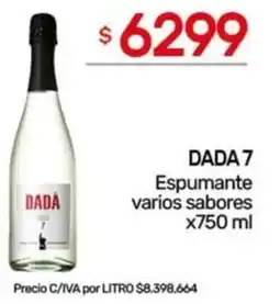Nini Mayorista Dada 7 espumante varios sabores oferta