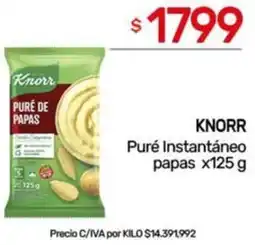 Nini Mayorista Knorr puré instantáneo papas oferta