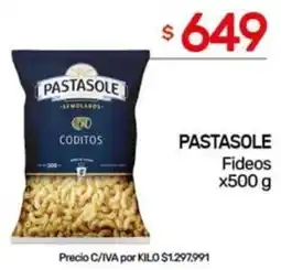 Nini Mayorista Pastasole fideos oferta