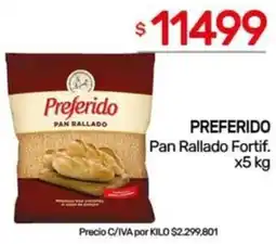 Nini Mayorista Preferido pan rallado fortif. oferta