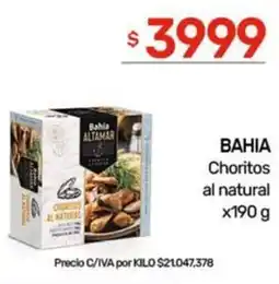 Nini Mayorista Bahia choritos al natural oferta