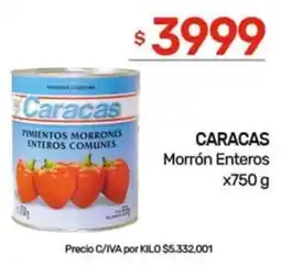 Nini Mayorista Caracas morrón enteros oferta