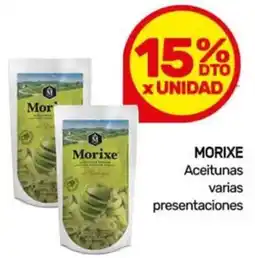 Nini Mayorista Morixe aceitunas varias presentaciones oferta