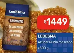 Nini Mayorista Ledesma azúcar rubio mascabo oferta