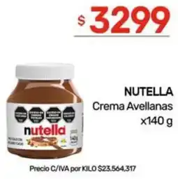 Nini Mayorista Nutella crema avellanas oferta
