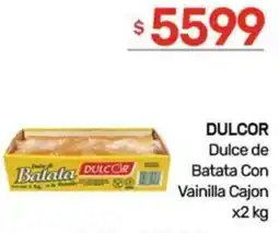 Nini Mayorista Dulcor dulce de batata con vainilla cajon oferta