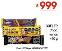 Nini Mayorista Cofler choc. varios oferta