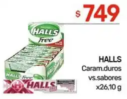 Nini Mayorista Halls caram.duros vs.sabores oferta