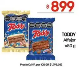 Nini Mayorista Toddy alfajor oferta