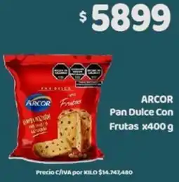 Nini Mayorista Arcor pan dulce con frutas oferta