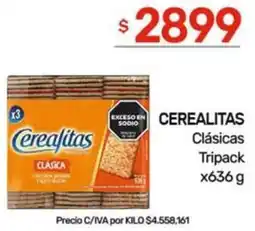 Nini Mayorista Cerealitas clásicas tripack oferta