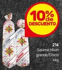 Nini Mayorista 214 salame milan grande/chico oferta