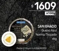 Nini Mayorista San ignacio queso azul horma/trozado oferta