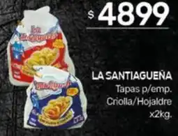 Nini Mayorista La santiagueña tapas p/emp. criolla/hojaldre oferta