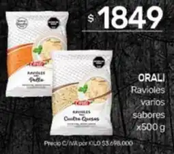Nini Mayorista Orali ravioles varios sabores oferta